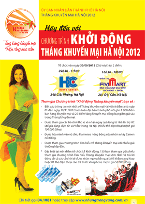 Khởi động Tháng Khuyến mại Hà Nội 2012 - ảnh 1